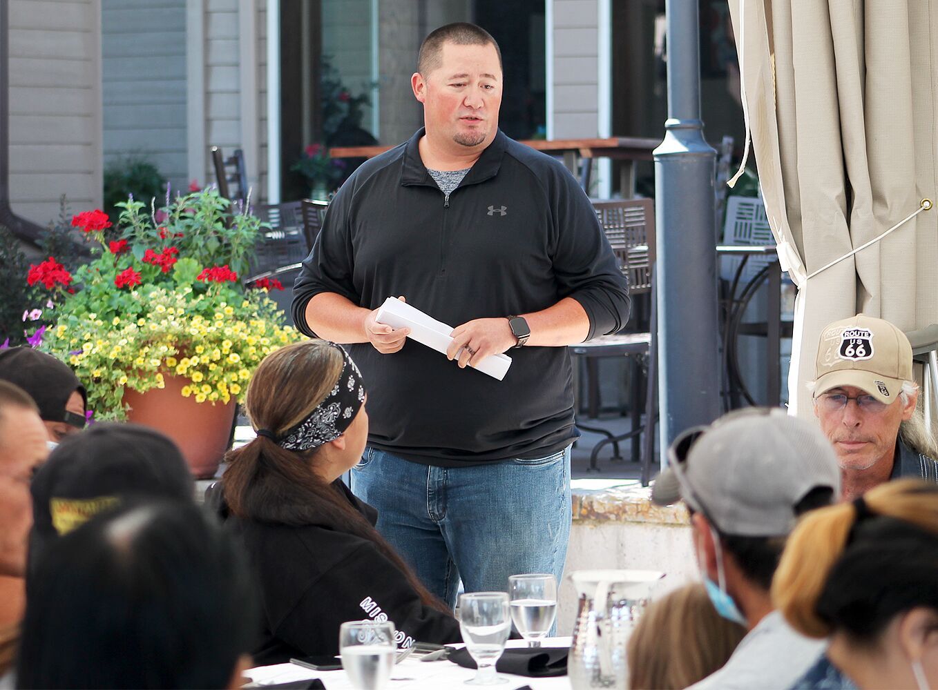 Tony Incashola, Jr. thanks employees